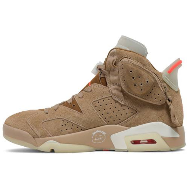 Travis Scott x Air Jordan 6 Retro 'British Khaki'
