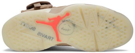 Nike Mens Travis Scott x Air Jordan 6 Retro Sneakers - 'British Khaki'