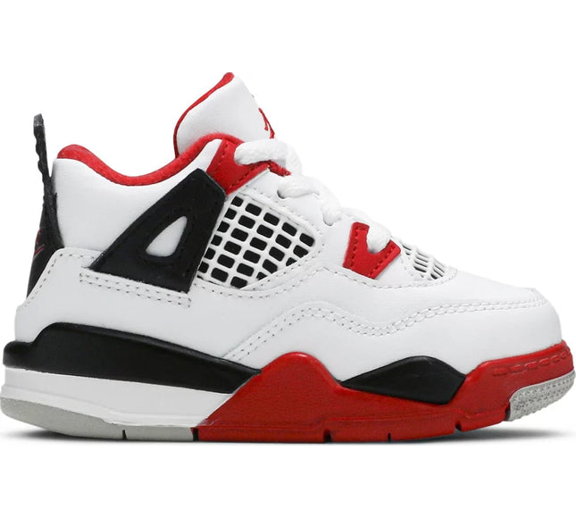 Nike Toddlers Air Jordan 4 Retro OG Sneakers - 'Fire Red' 2020