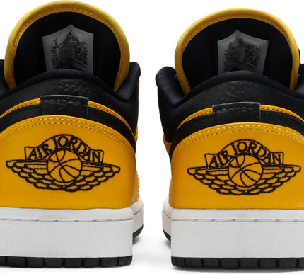 Nike Mens Air Jordan 1 Low Sneakers - 'University Gold Black'