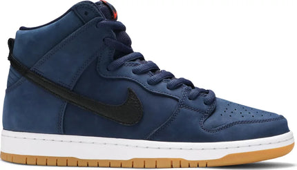 Nike Mens Dunk High Pro ISO SB Sneakers - 'Orange Label - Midnight Navy'