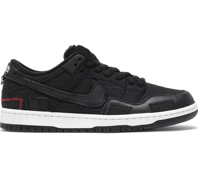 Nike Mens Wasted Youth x Dunk Low SB Sneakers - 'Black Denim'