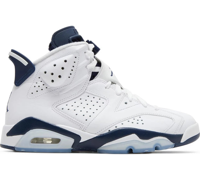 Nike Mens Air Jordan 6 Retro Sneakers - 'Midnight Navy' 2022