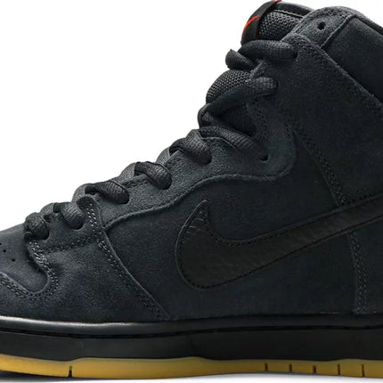 Nike Mens Dunk High Pro ISO SB Sneakers - 'Orange Label - Dark Smoke Grey'