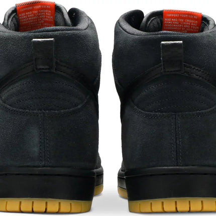 Nike Mens Dunk High Pro ISO SB Sneakers - 'Orange Label - Dark Smoke Grey'