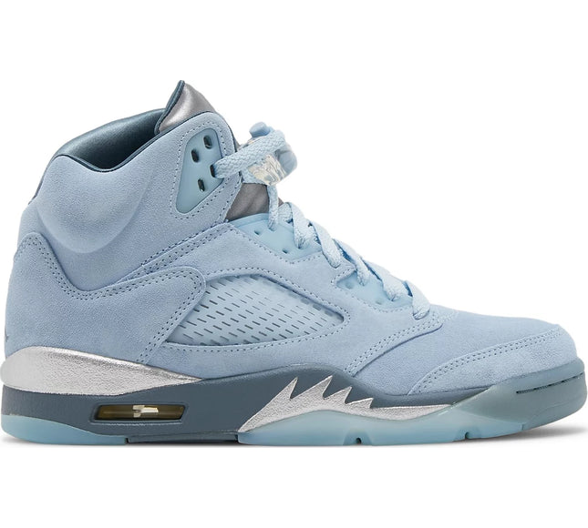 Nike Womens Air Jordan 5 Retro Sneakers - 'Blue Bird'