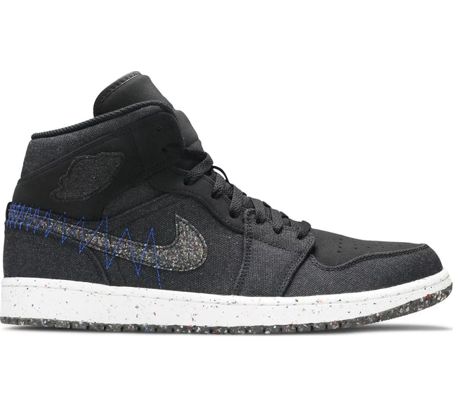 Nike Mens Air Jordan 1 Mid Sneakers - 'Crater'