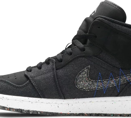 Nike Mens Air Jordan 1 Mid Sneakers - 'Crater'