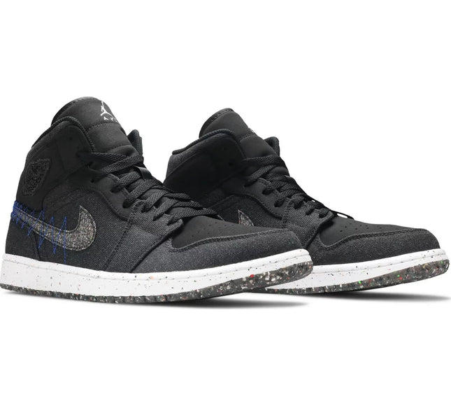 Nike Mens Air Jordan 1 Mid Sneakers - 'Crater'