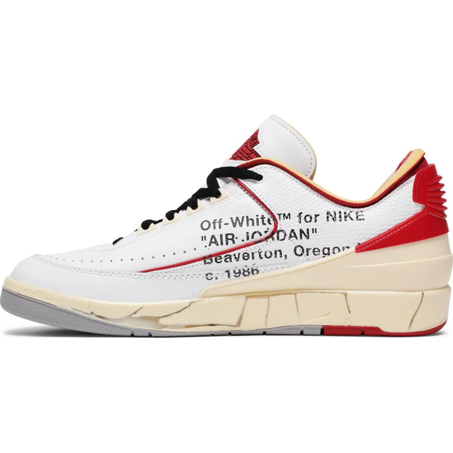 Off-White x Air Jordan 2 Retro Low SP 'White Varsity Red'