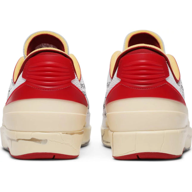 Off-White x Air Jordan 2 Retro Low SP 'White Varsity Red'