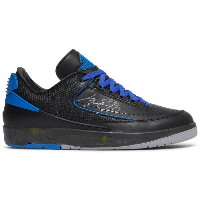 Off-White x Air Jordan 2 Retro Low SP 'Black Varsity Royal'