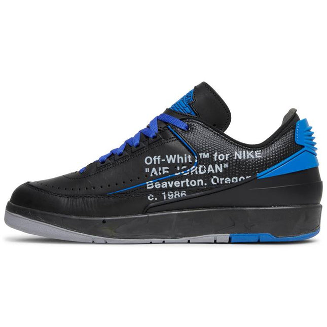 Off-White x Air Jordan 2 Retro Low SP 'Black Varsity Royal'