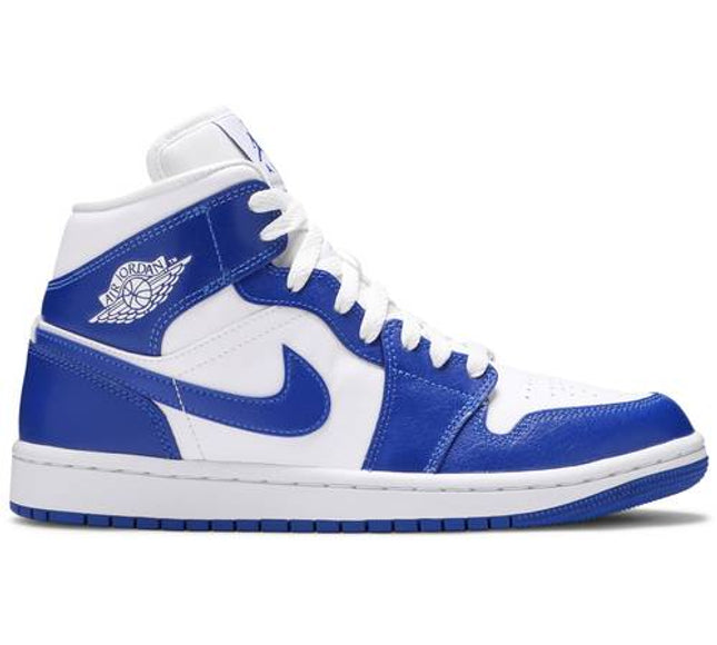 Nike Womens Air Jordan 1 Mid Sneakers - 'Kentucky Blue'