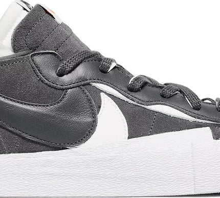 Nike Mens Sacai x Blazer Low Sneakers - 'Iron Grey'