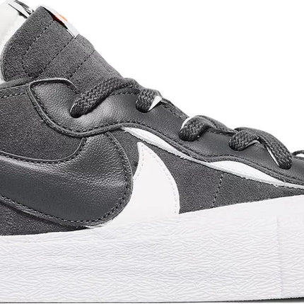 Nike Mens Sacai x Blazer Low Sneakers - 'Iron Grey'