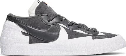 Nike Mens Sacai x Blazer Low Sneakers - 'Iron Grey'