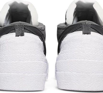 Nike Mens Sacai x Blazer Low Sneakers - 'Iron Grey'