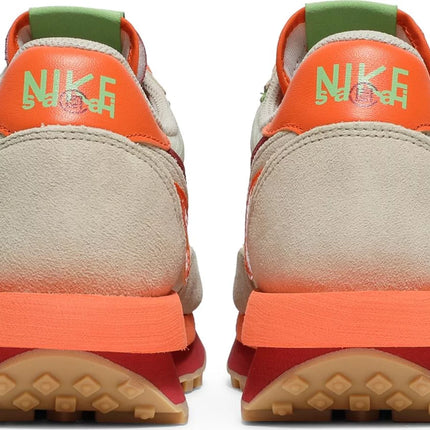 Nike Mens Sacai x Clot x LDWaffle Sneakers - 'Net Orange Blaze'