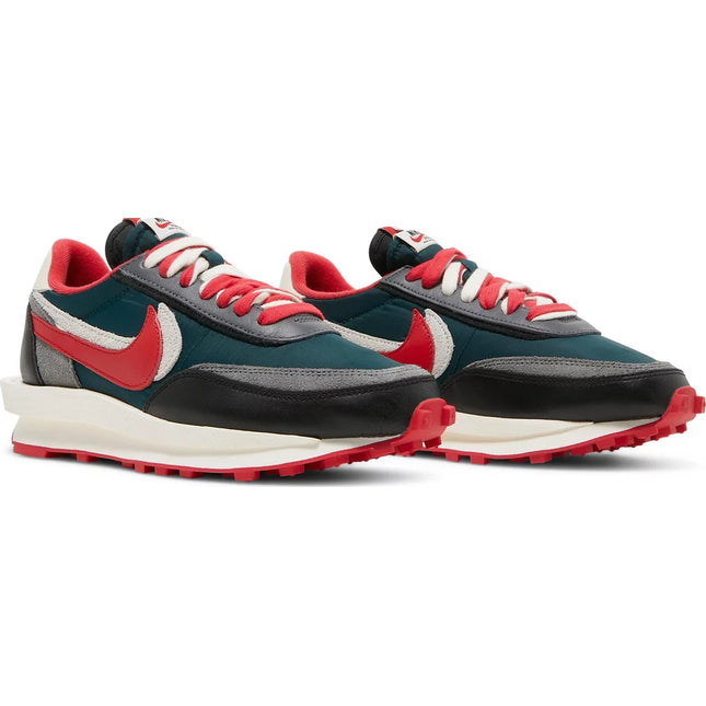 Sacai x Undercover x LDWaffle 'Midnight Spruce University Red'