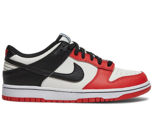 Nike Grade School Womens NBA x Dunk Low EMB Sneakers - '75th Anniversary - Bulls'