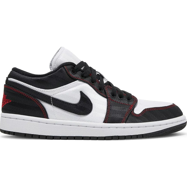 Wmns Air Jordan 1 Low SE Utility 'White Black Red'