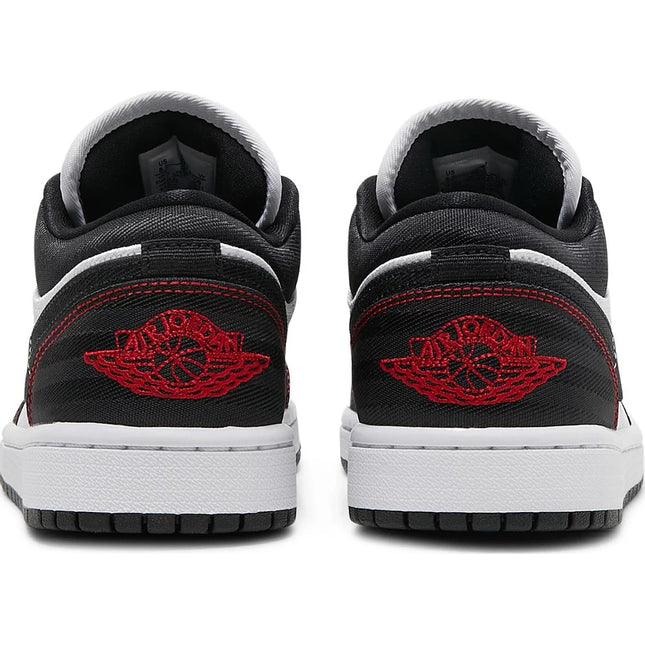Wmns Air Jordan 1 Low SE Utility 'White Black Red'