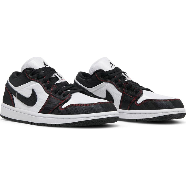 Wmns Air Jordan 1 Low SE Utility 'White Black Red'