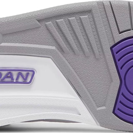Nike Mens Air Jordan 3 Retro Sneakers - 'Dark Iris'