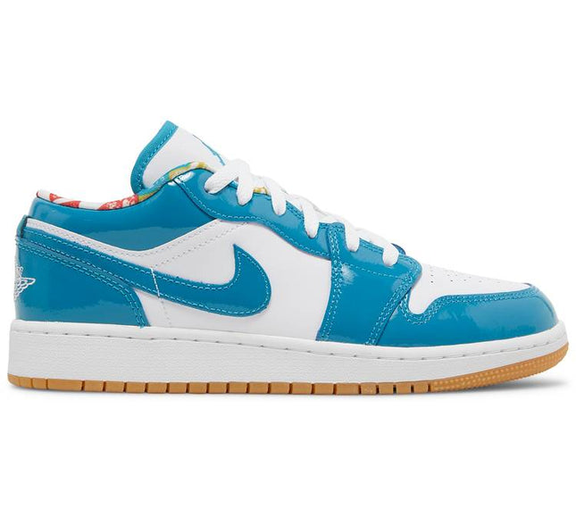 Nike Grade School Womens Air Jordan 1 Low SE Sneakers - 'Barcelona'