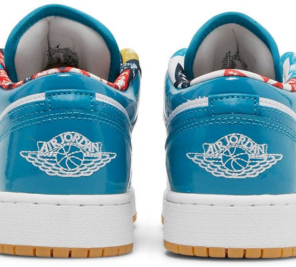 Nike Grade School Womens Air Jordan 1 Low SE Sneakers - 'Barcelona'