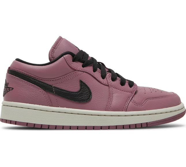 Nike Womens Air Jordan 1 Low SE Sneakers - 'Light Mulberry'