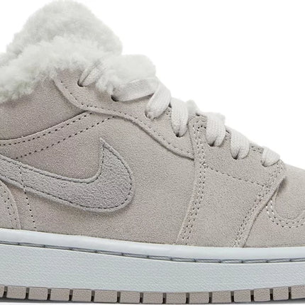 Nike Womens Air Jordan 1 Low SE Sneakers - 'Sherpa Fleece'