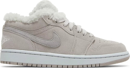 Nike Womens Air Jordan 1 Low SE Sneakers - 'Sherpa Fleece'