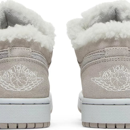 Nike Womens Air Jordan 1 Low SE Sneakers - 'Sherpa Fleece'