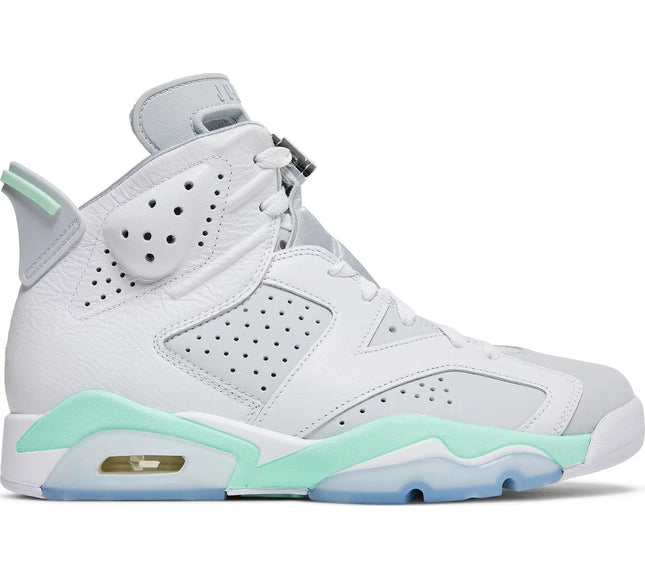 Nike Womens Air Jordan 6 Retro Sneakers - 'Mint Foam'