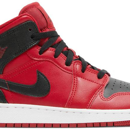 Nike Grade School Womens Air Jordan 1 Mid Sneakers - 'Reverse Bred'