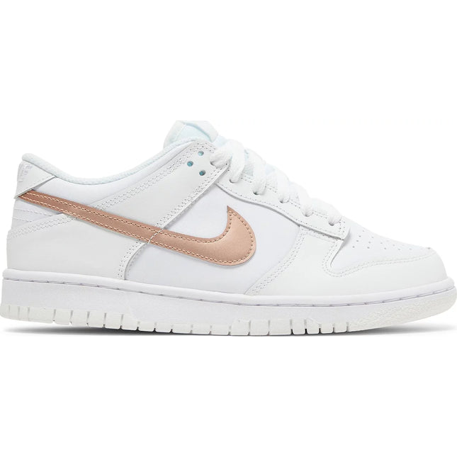 Dunk Low GS 'White Metallic Red Bronze'