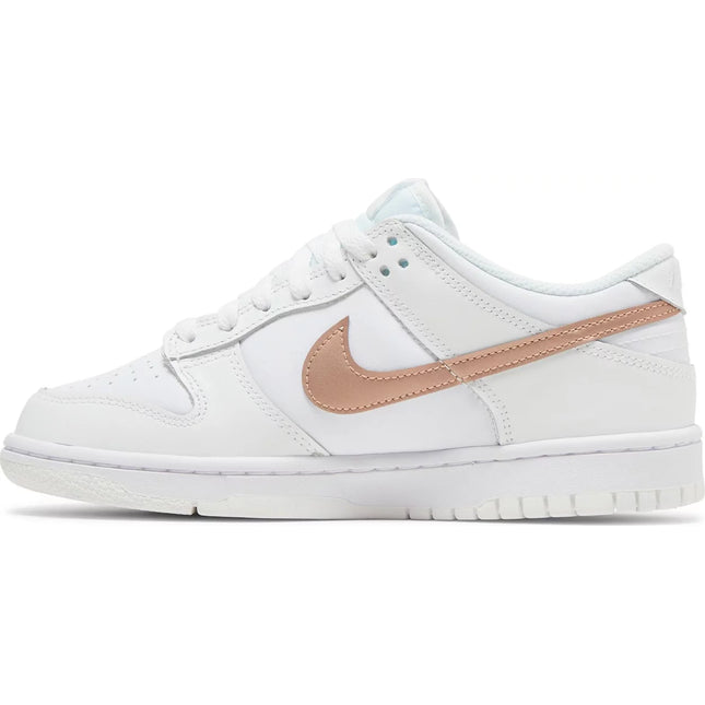 Dunk Low GS 'White Metallic Red Bronze'