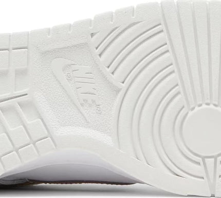 Nike Grade School Womens Dunk Low Sneakers - 'White Metallic Red Bronze'