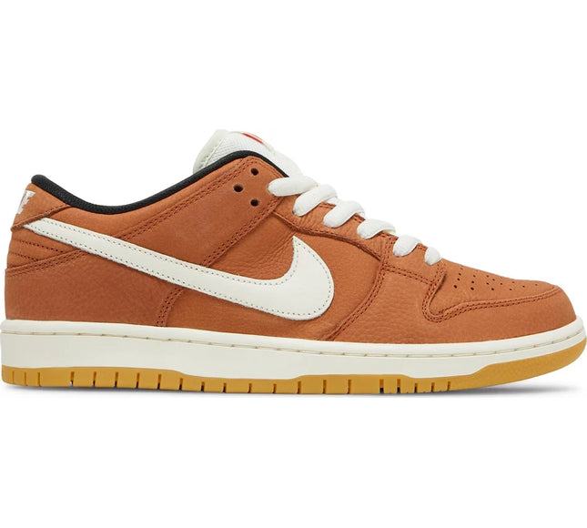Nike Mens Dunk Low Pro ISO SB Sneakers - 'Dark Russet'