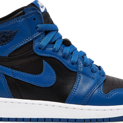 Nike Grade School Womens Air Jordan 1 Retro High OG Sneakers - 'Dark Marina Blue'