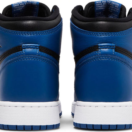 Nike Grade School Womens Air Jordan 1 Retro High OG Sneakers - 'Dark Marina Blue'