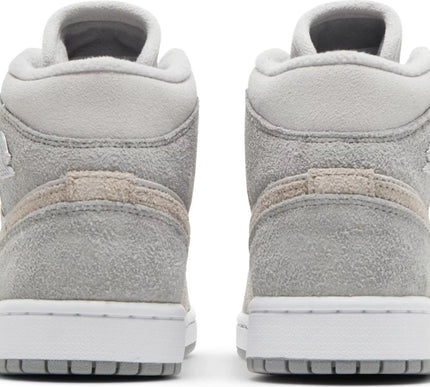 Nike Womens Air Jordan 1 Mid SE Sneakers - 'Particle Grey'