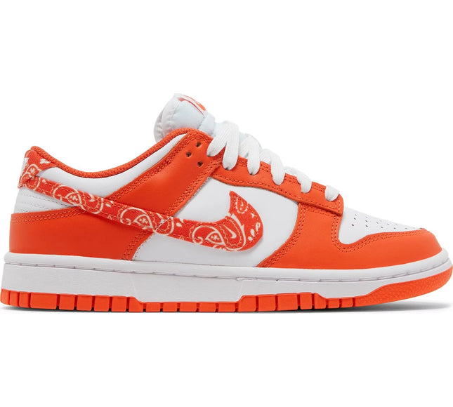 Nike Womens Dunk Low Sneakers - 'Orange Paisley'