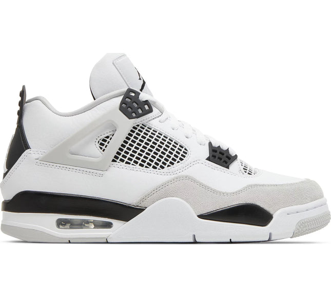 Nike Mens Air Jordan 4 Retro Sneakers - 'Military Black'
