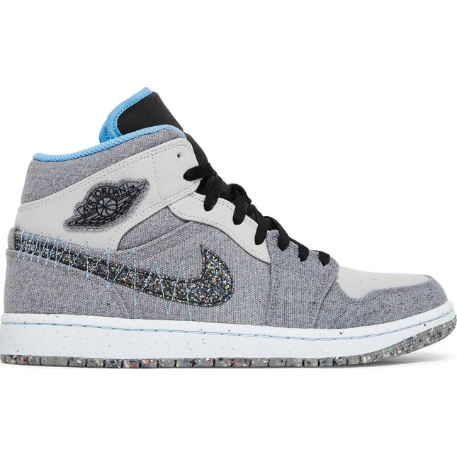 Air Jordan 1 Mid 'Crater Grey University Blue'
