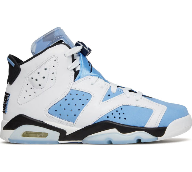Nike Grade School Womens Air Jordan 6 Retro Sneakers - 'UNC Home'