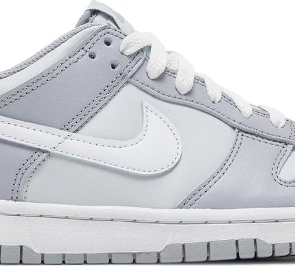 Nike Grade School Womens Dunk Low Sneakers - 'Pure Platinum Wolf Grey'