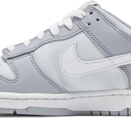 Nike Grade School Womens Dunk Low Sneakers - 'Pure Platinum Wolf Grey'